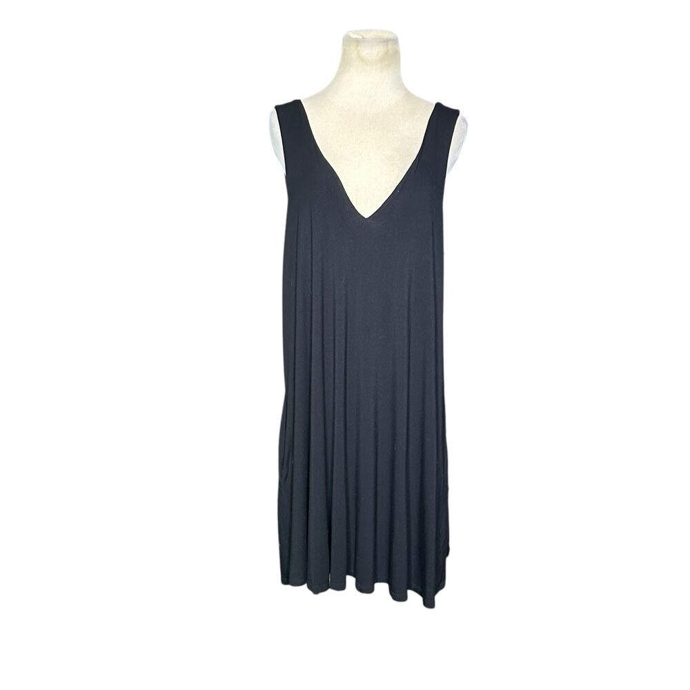 Asos black tank shift mini dress size 8 - Picture 7 of 16